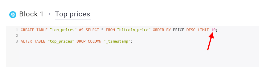 Screenshot - Change to code