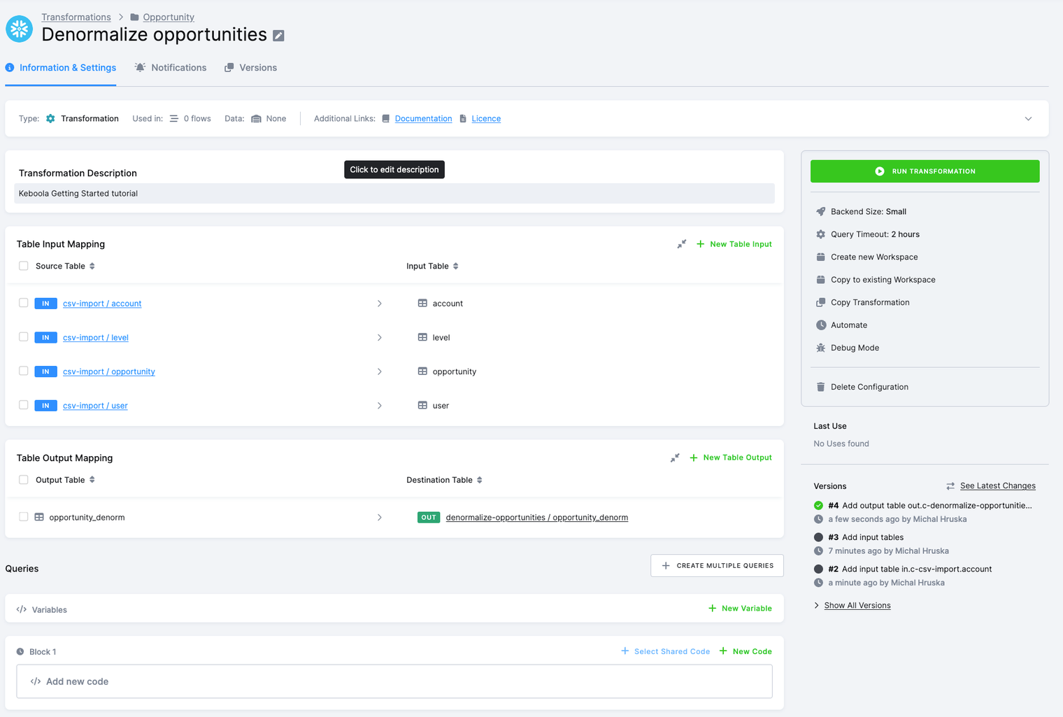 Screenshot - Finished Output Mapping